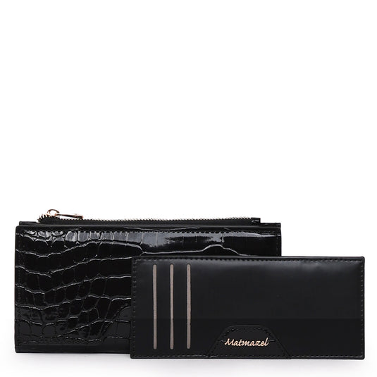 Matmazel Sempiterna Large Black Wallet