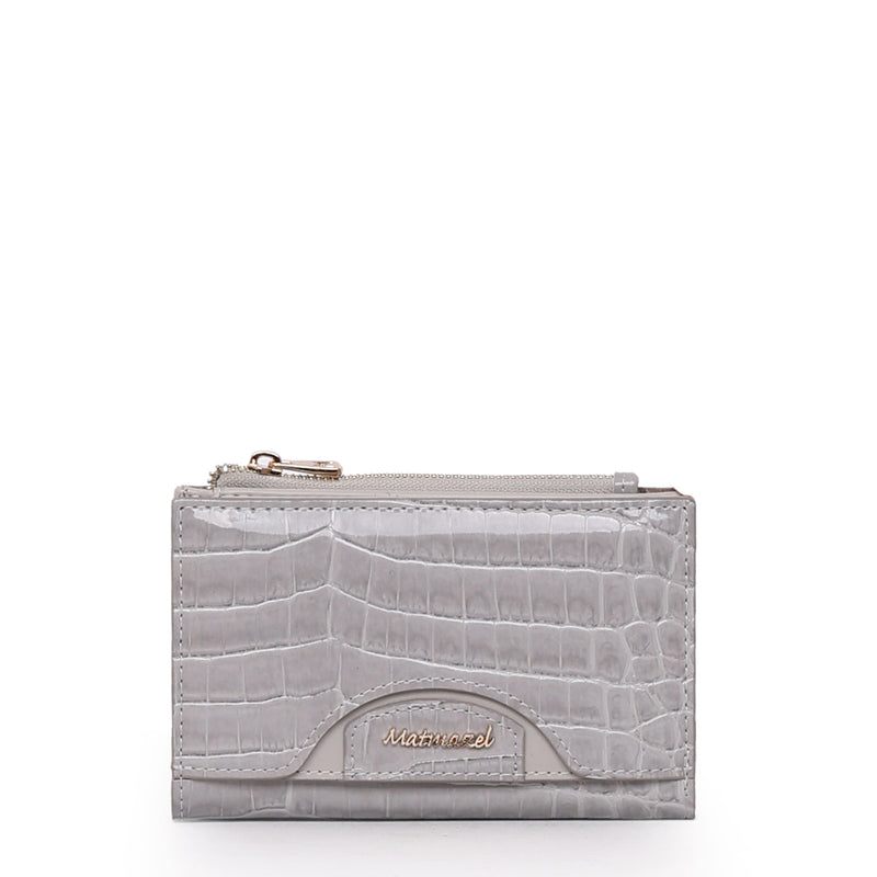 Load image into Gallery viewer, Matmazel Sempiterna Medium Gray Wallet
