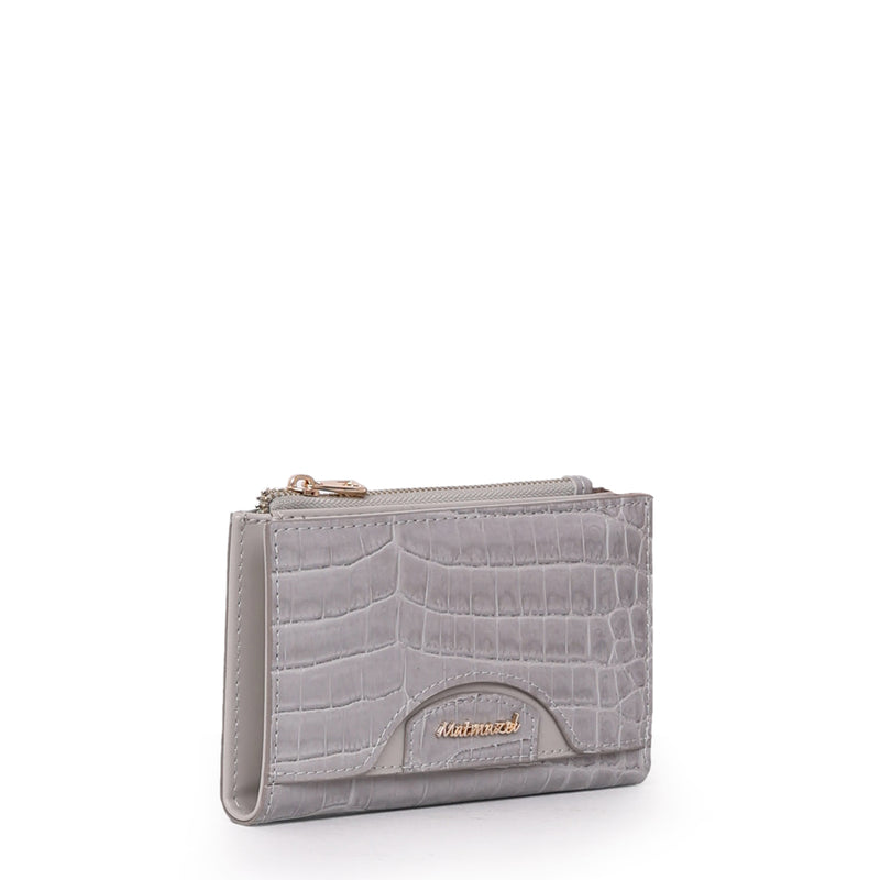 Load image into Gallery viewer, Matmazel Sempiterna Medium Gray Wallet
