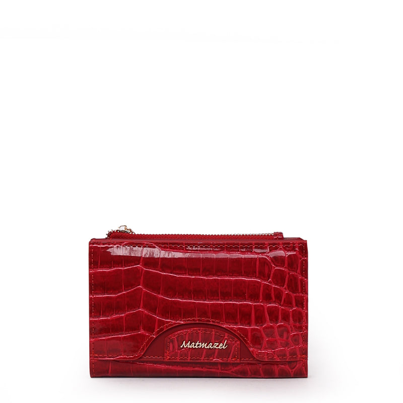 Load image into Gallery viewer, Matmazel Sempiterna Medium Red Wallet
