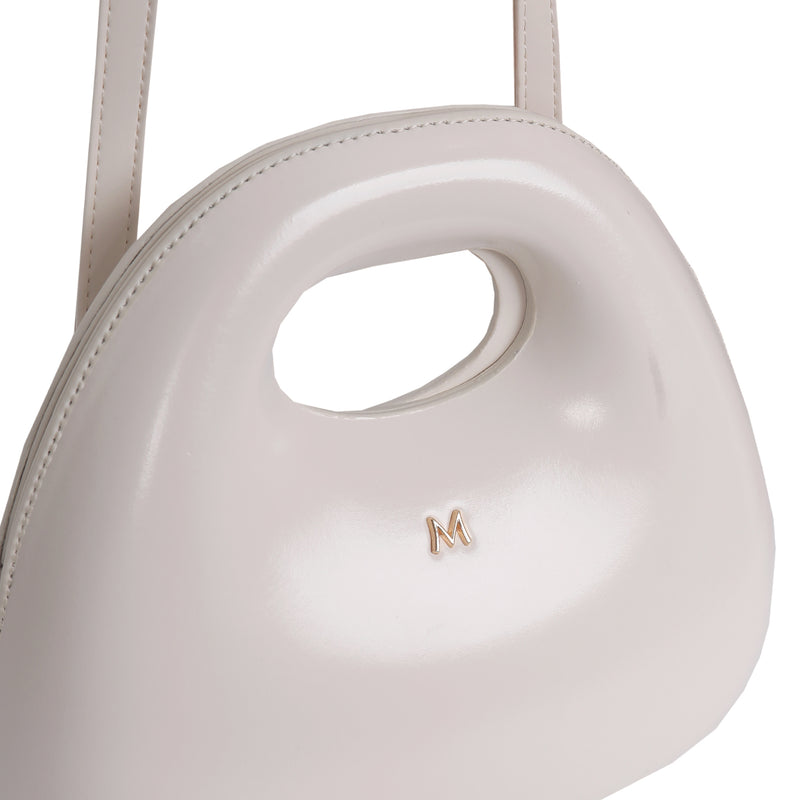 Load image into Gallery viewer, Matmazel Splendoris Beige Hand and Shoulder Bag
