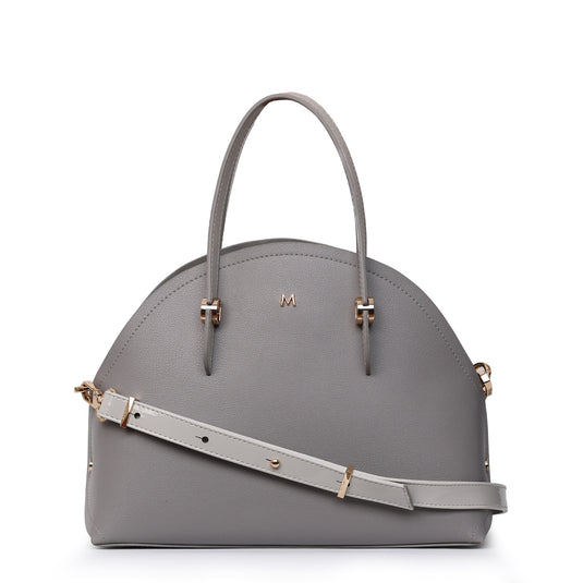 Matmazel Taya Gray Hand and Shoulder Bag