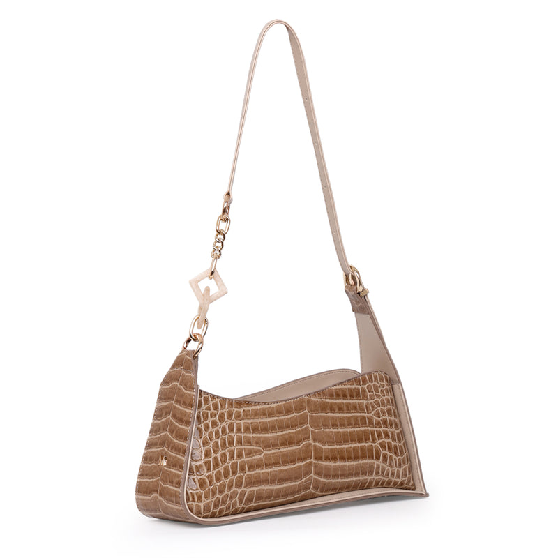 Load image into Gallery viewer, Matmazel Yildun Beige Shoulder Bag
