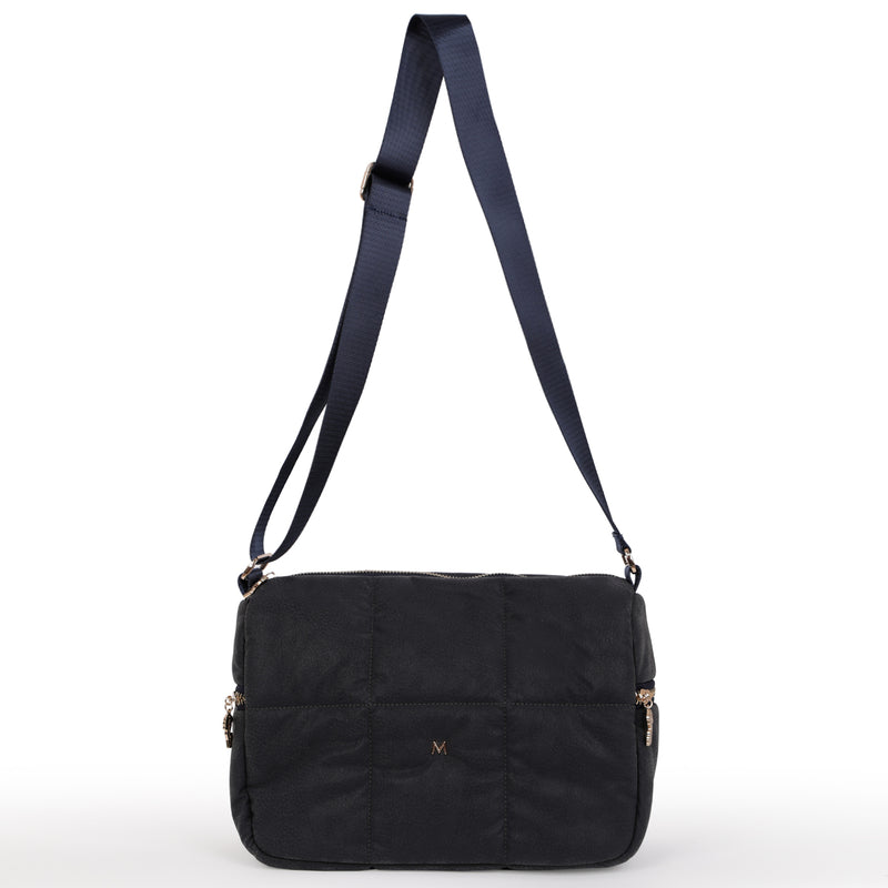 Load image into Gallery viewer, Matmazel Zehen Navy Shoulder Bag
