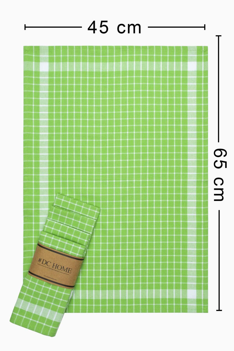 Load image into Gallery viewer, Plaid 5-Piece Dish Towel Green
