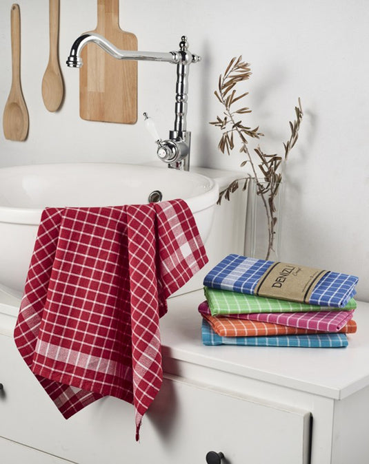 Plaid 6-Piece Dish Towels