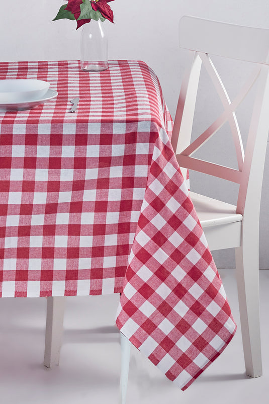 Plaid Tablecloth Red 160x160 cm