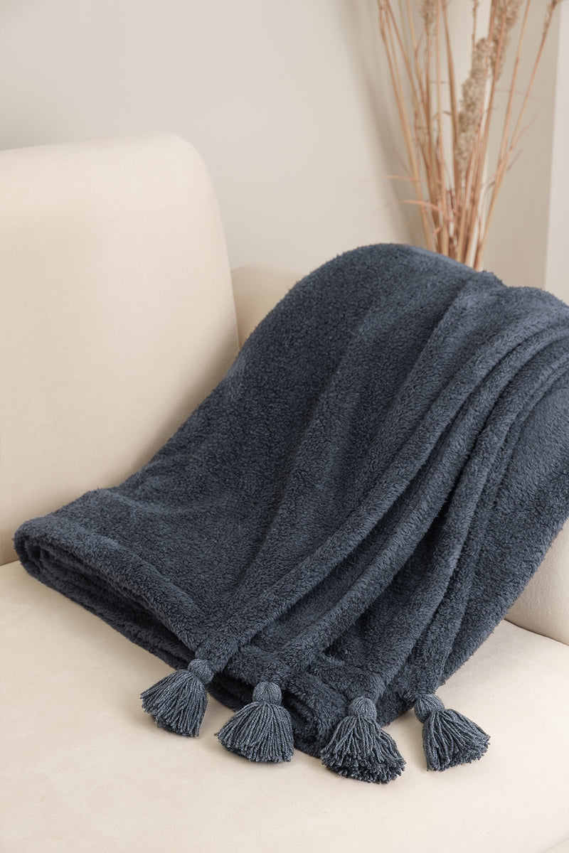 Load image into Gallery viewer, Puffy Wellsoft Blanket 160x200 Anthracite
