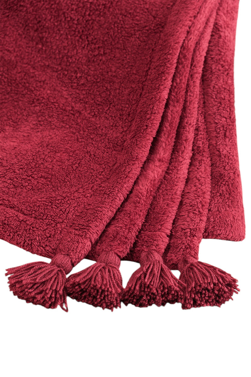 Load image into Gallery viewer, Puffy Wellsoft Blanket 160x200 Claret Red
