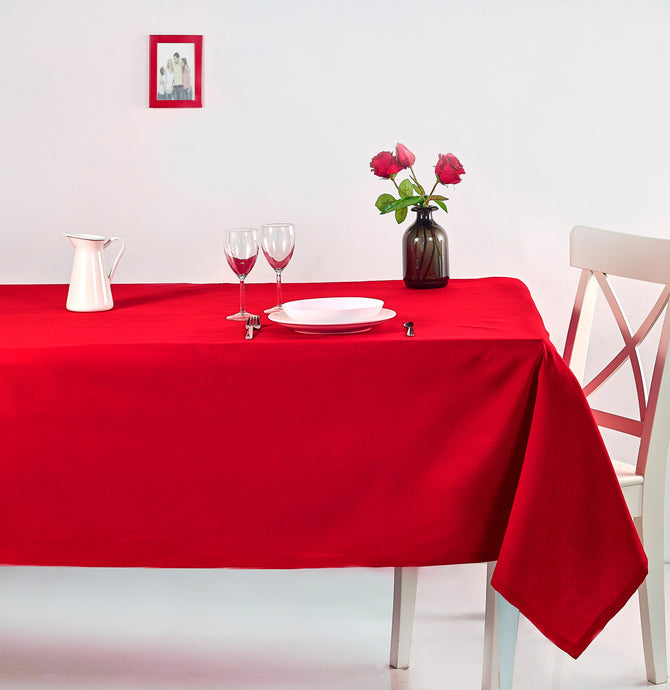 Rome Tablecloth Red 170x220 Cm