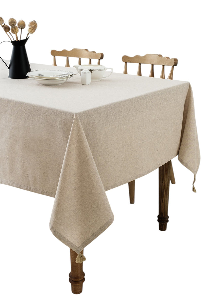 Load image into Gallery viewer, Selendi Beige Table Cloth 150x250
