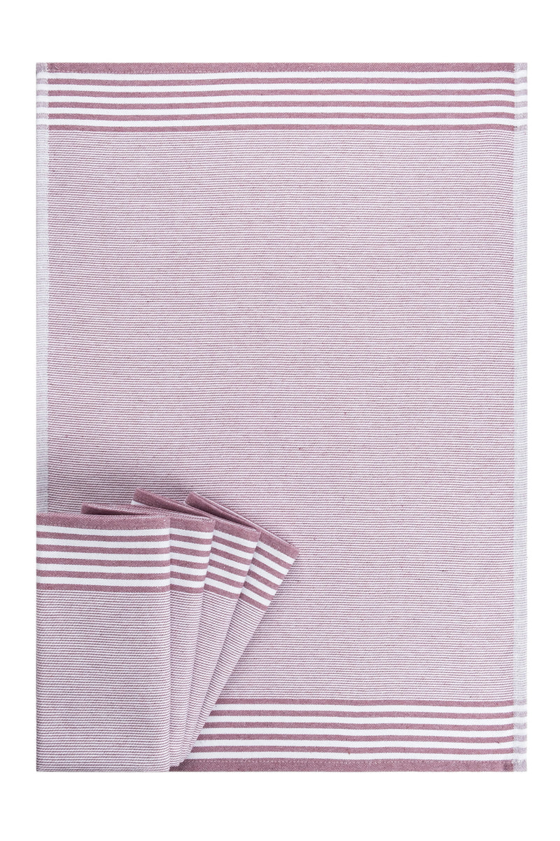 Load image into Gallery viewer, Sevilla Set of 5 Dish Towels Dusty Rose Color
