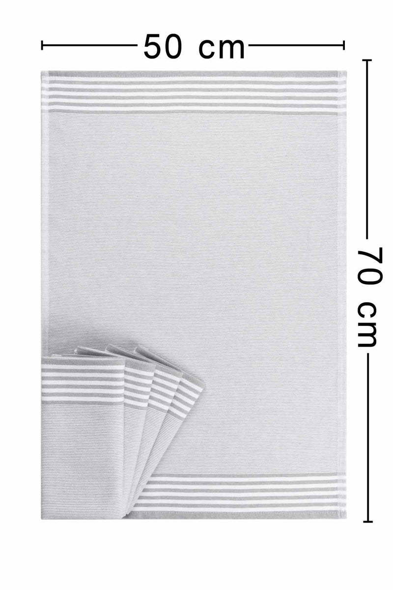 Load image into Gallery viewer, Sevilla Set of 5 Gray Dish Towels
