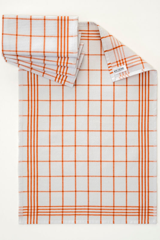 Soft 5-Piece Dish Towels Orange