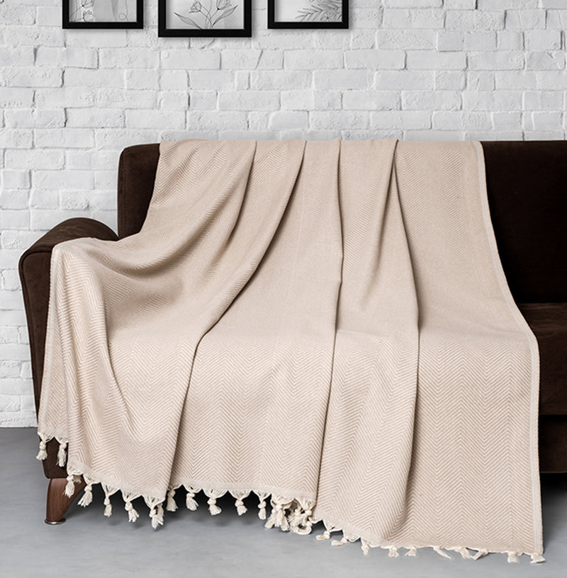 Load image into Gallery viewer, Trendy Sofa Cover Beige 170x300 cm
