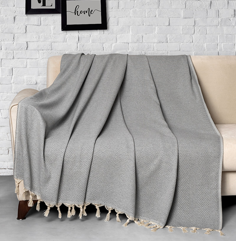 Load image into Gallery viewer, Trendy Sofa Cover Grey 170x230 cm
