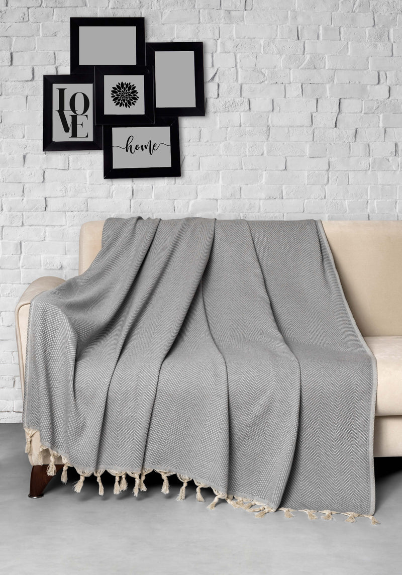 Load image into Gallery viewer, Trendy Sofa Cover Grey 170x230 cm
